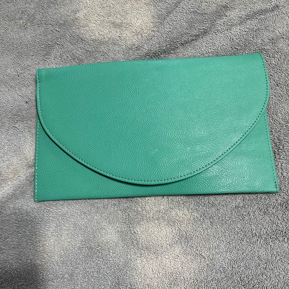 Turquoise clutch